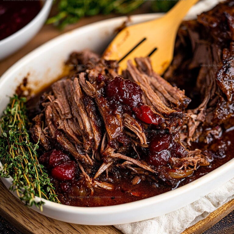 Tangy Cranberry Pot Roast Recipe