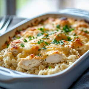 Family Chicken Rice Casserole Recipe