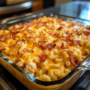 Buffalo Chicken And Bacon Mac Attack Casserole Recipe