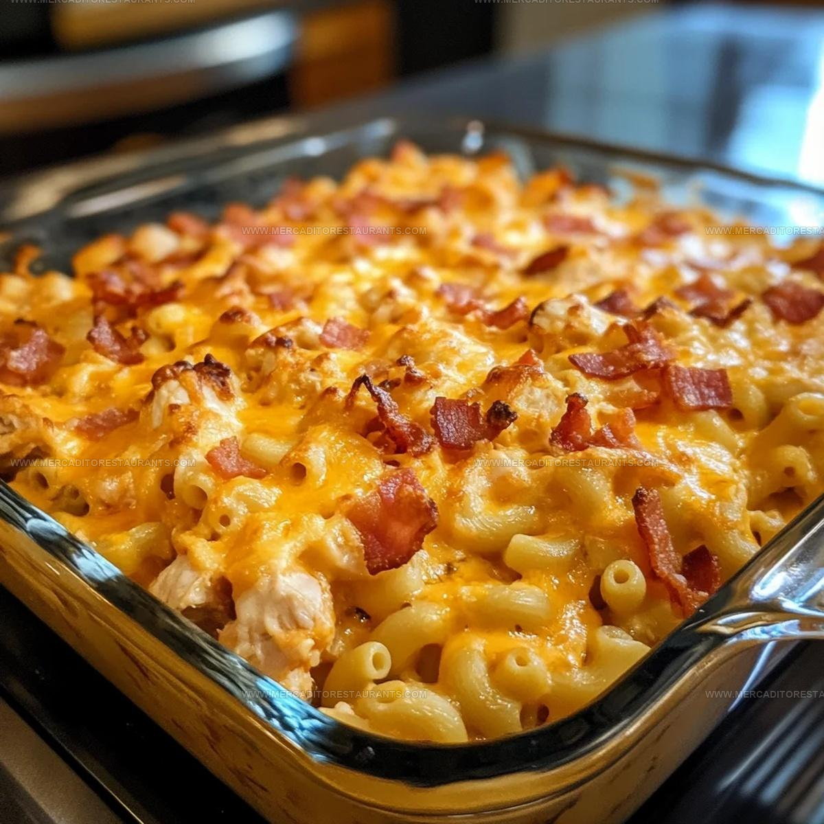 Buffalo Chicken And Bacon Mac Attack Casserole Recipe