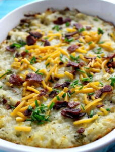 Baked Potato Casserole with Bacon Recipe