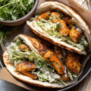 Sheet-Pan Caramelized Chicken Pita Dinner Recipe