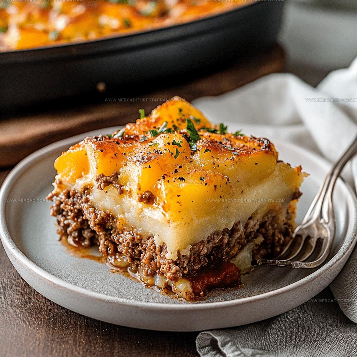 Loaded Potato Meatloaf Casserole Recipe