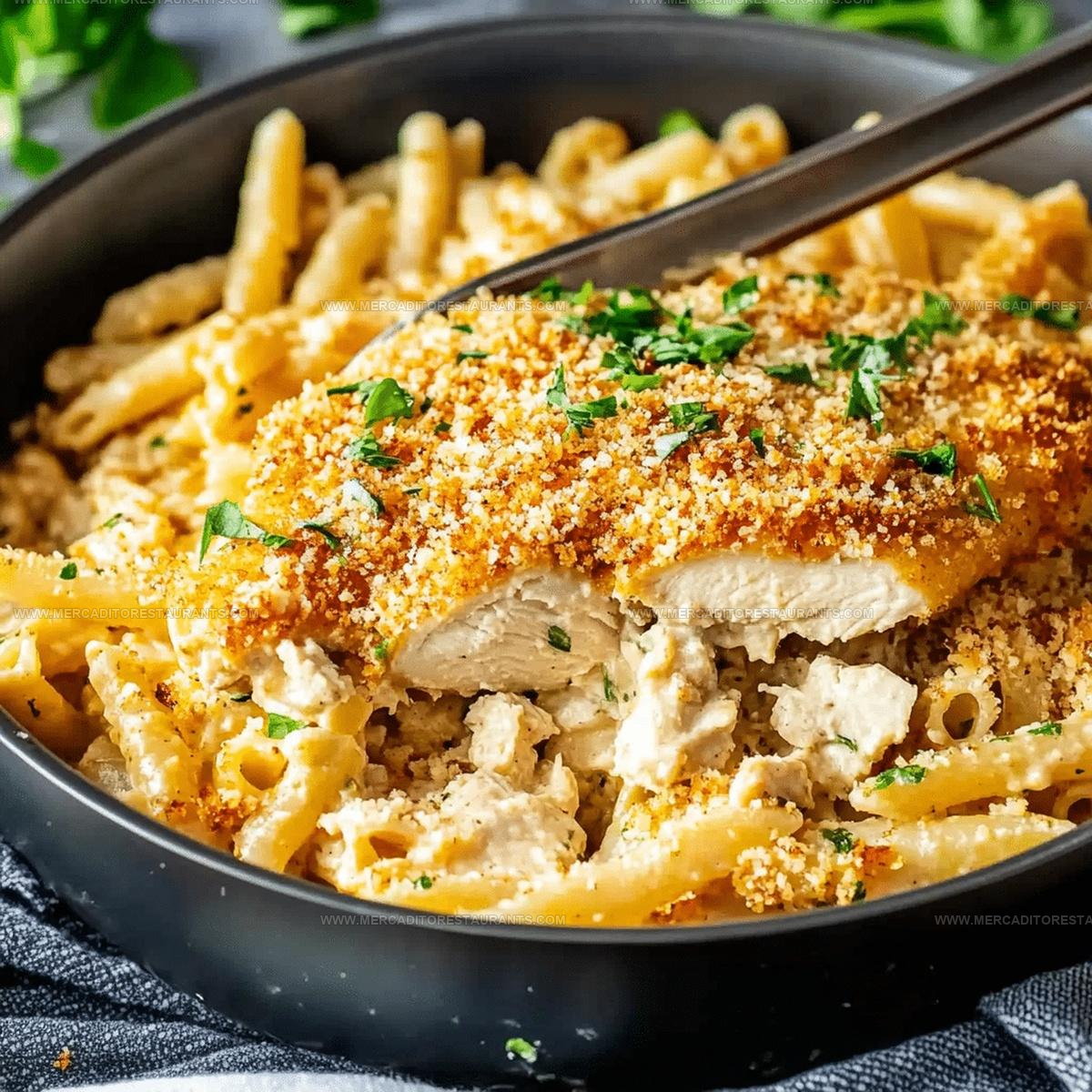 Garlic-Butter Chicken Kiev Pasta Bake Recipe