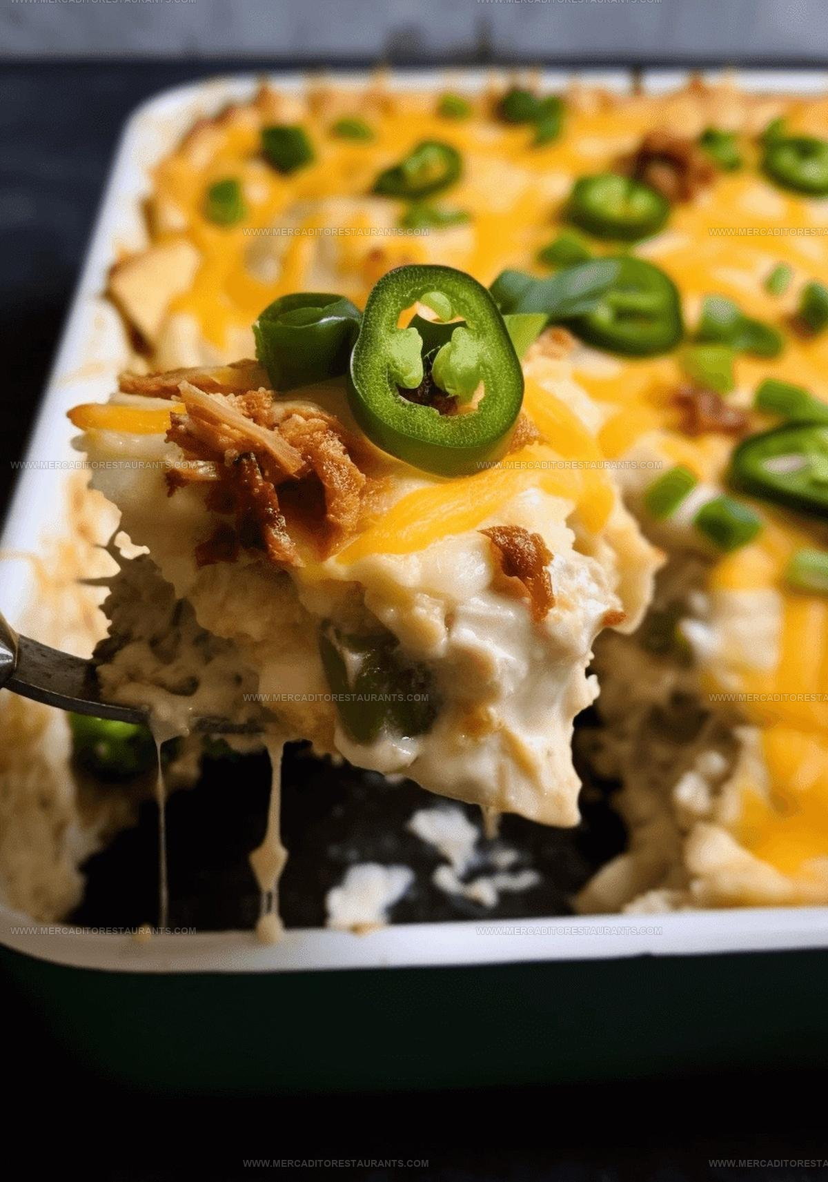 Spicy Jalapeno Bacon Chicken Popper Casserole Recipe