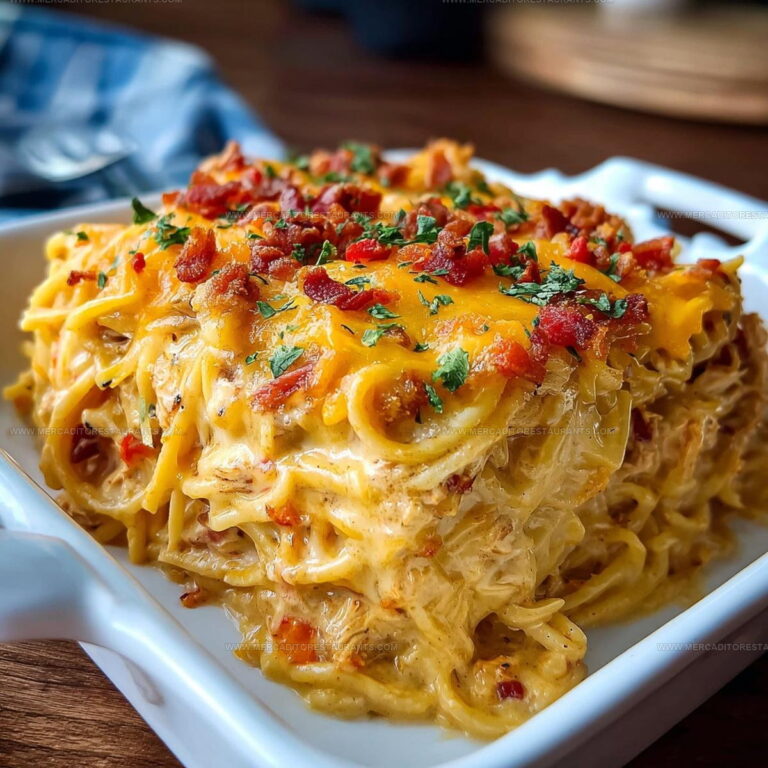 Southern Style Spicy Chicken Spaghetti Casserole Recipe
