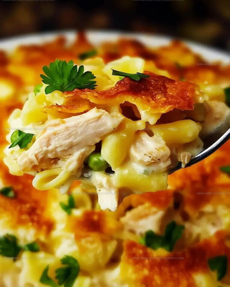 Cracker-Crowned Chicken Noodle Casserole Recipe