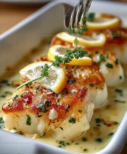 Lemon Garlic Baked Cod Recipe