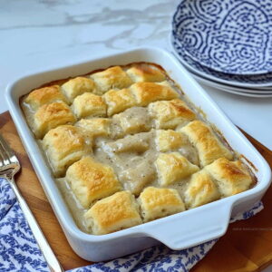 Classic Biscuits and Gravy Casserole Recipe