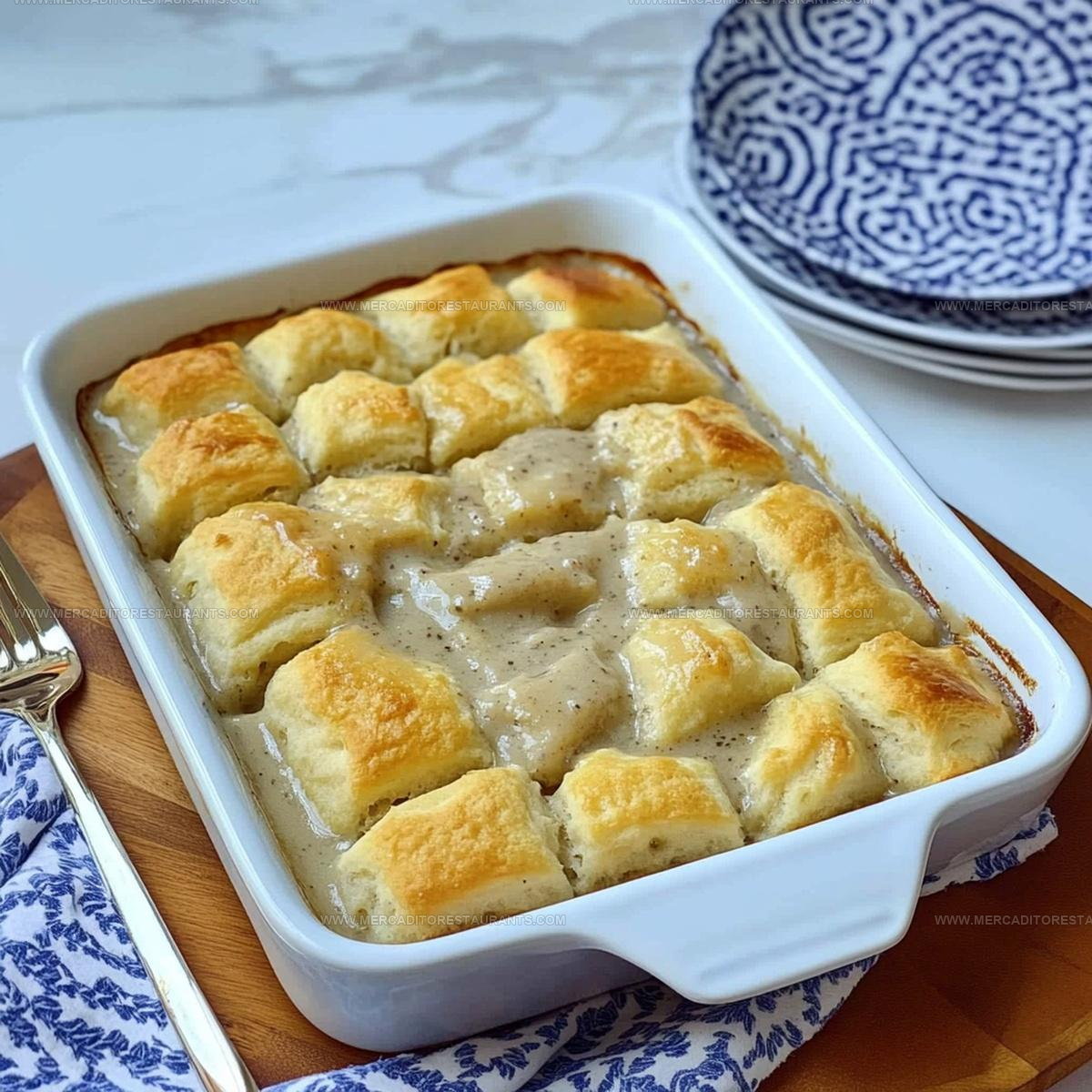 Classic Biscuits and Gravy Casserole Recipe