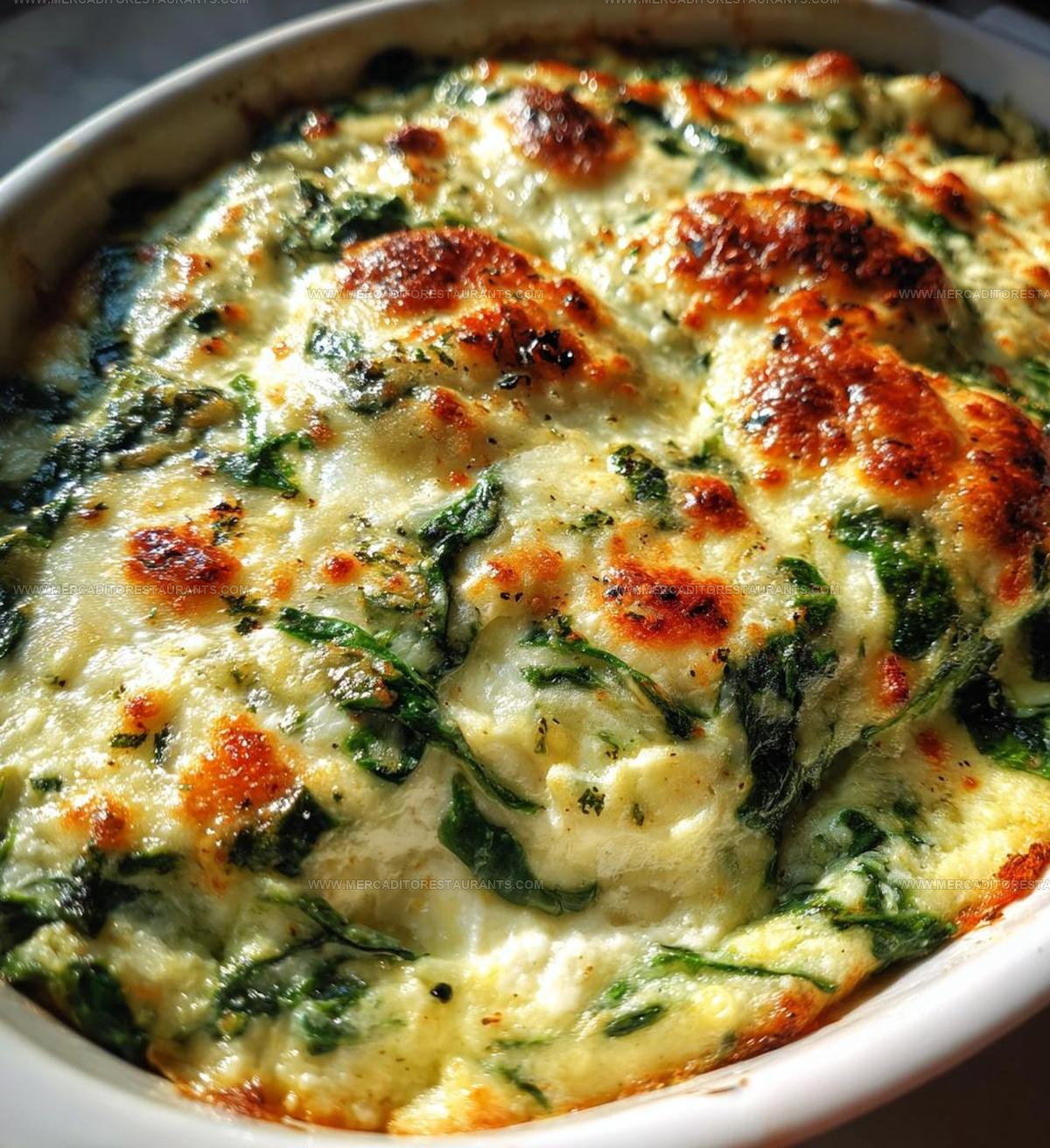 Creamed Spinach Casserole Recipe