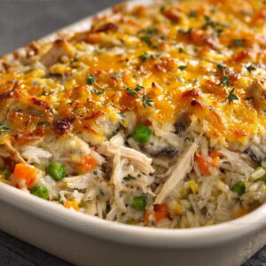 Creamy Wild Rice Chicken Casserole Recipe