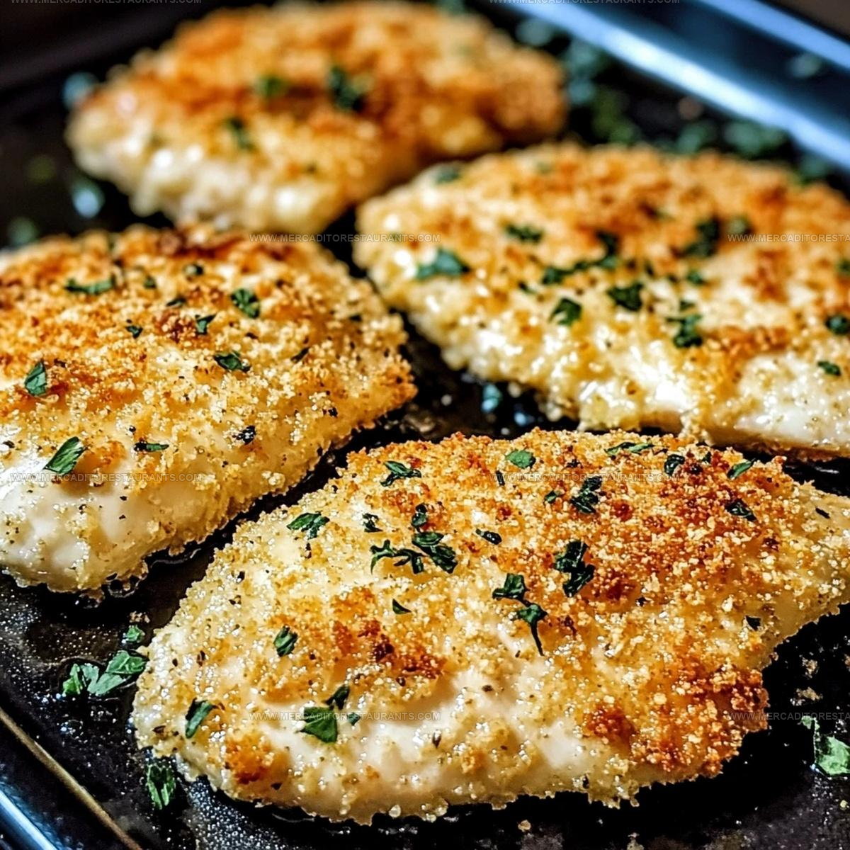Crunchy Oven Ranch Chicken Cutlets Recipe