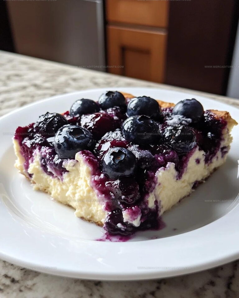 Oat Flour Blueberry Cottage Cheese Breakfast Bake Recipe