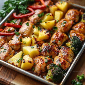 Hawaiian Chicken (Sheet Pan) Recipe