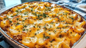 Comfort Ground Beef Potato Casserole Recipe