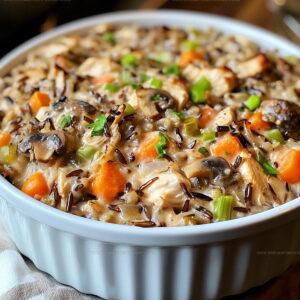 Cozy Chicken Wild Rice Casserole Recipe