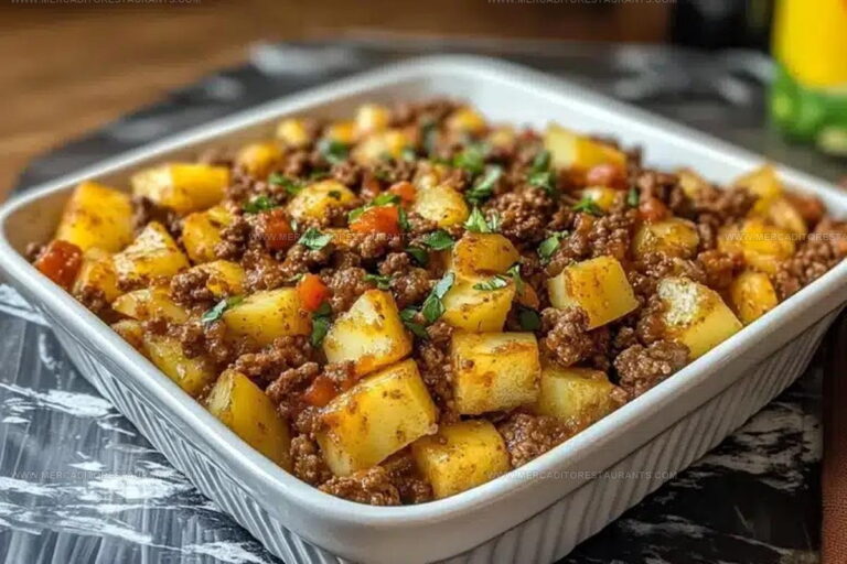 Comforting Ground Beef and Potatoes Casserole Recipe