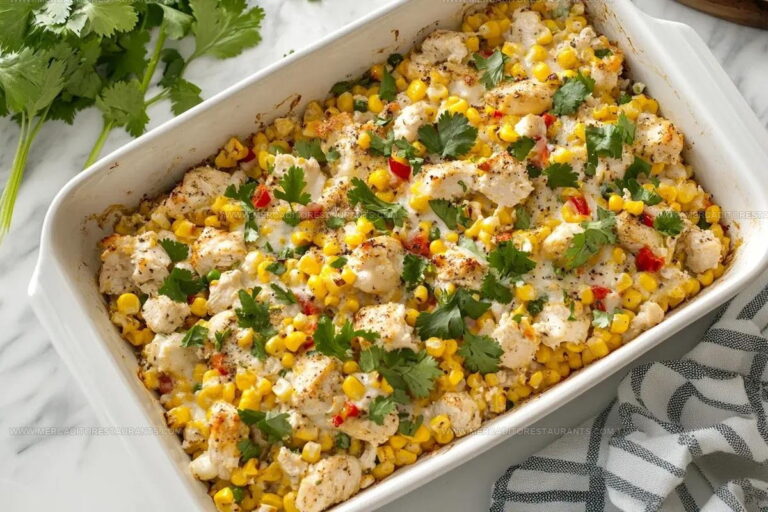 Street-Style Corn Chicken Casserole Recipe