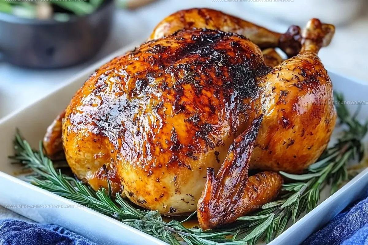 Herb-Butter Roasted Whole Chicken Recipe