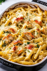 Seafood-Style Crab Pasta Bake Recipe