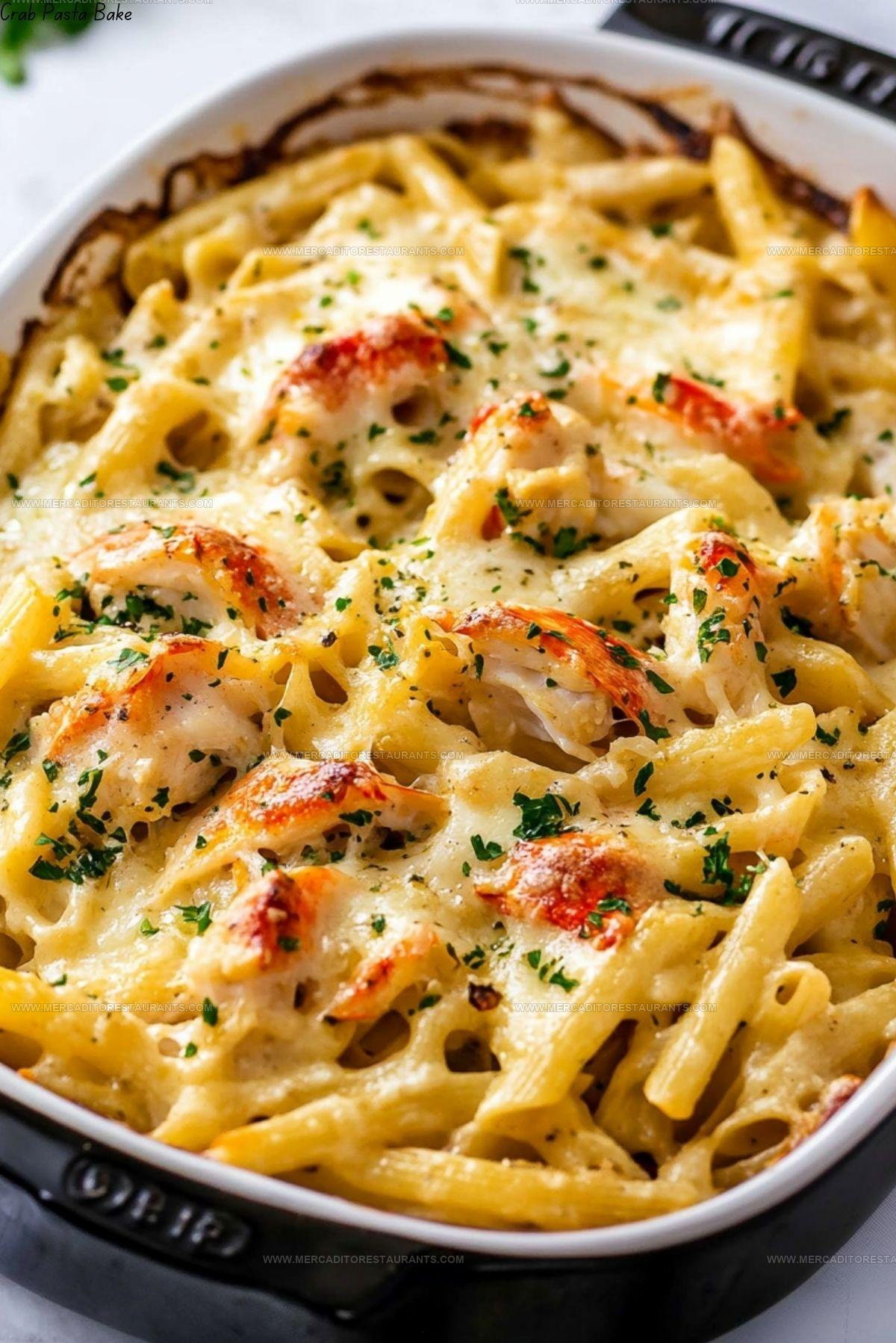 Seafood-Style Crab Pasta Bake Recipe