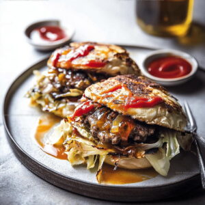 Low-Carb Cabbage Burger Bake Recipe