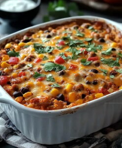Tex Mex Family Style Mexican Casserole Recipe