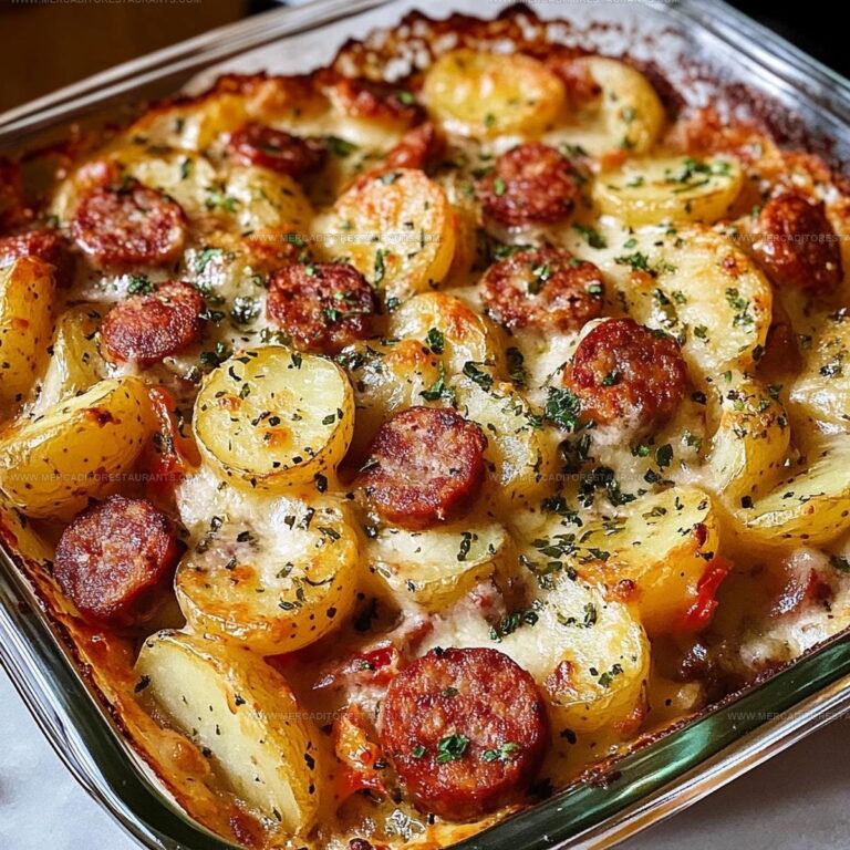 One-Pan Smoked Sausage Potato Bake Recipe