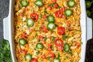 Jalapeno Buffalo Chicken Casserole Recipe