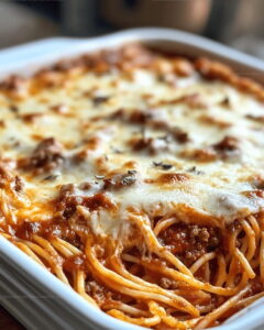 Cheesy Million Dollar Spaghetti Casserole Recipe
