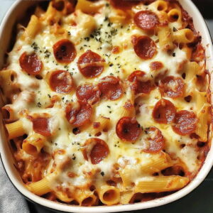 Baked Pizza Pasta Recipe