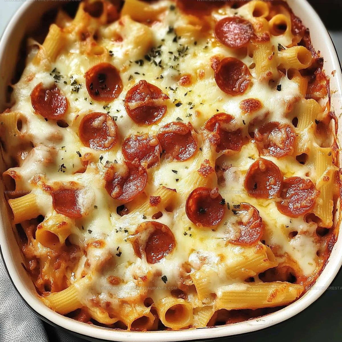 Baked Pizza Pasta Recipe