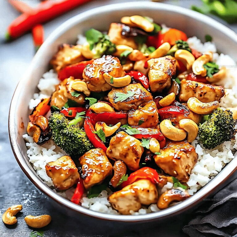 Easy Sheet Pan Cashew Chicken Recipe