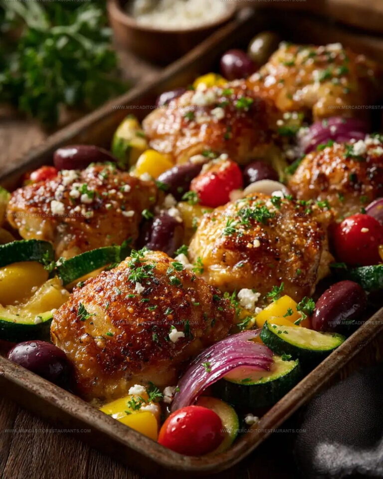 Sheet-Pan Greek Chicken Recipe
