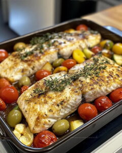 Easy Mediterranean Baked Fish Recipe