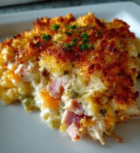 Classic Baked Chicken Cordon Bleu Casserole Recipe