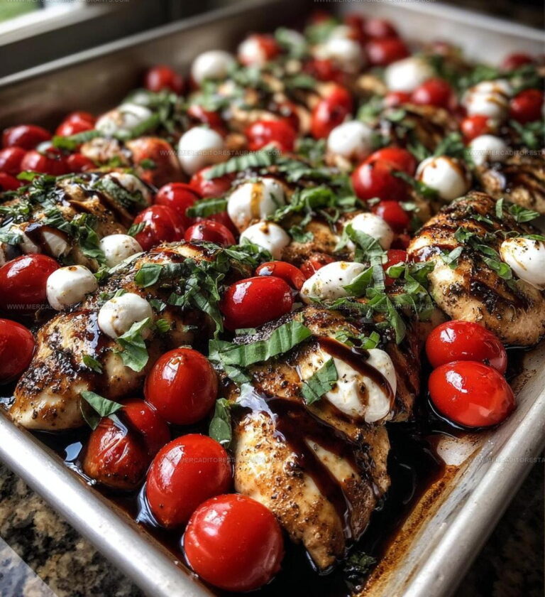 Sheet Pan Caprese Chicken Recipe