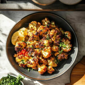 Golden Parmesan Roasted Cauliflower Recipe