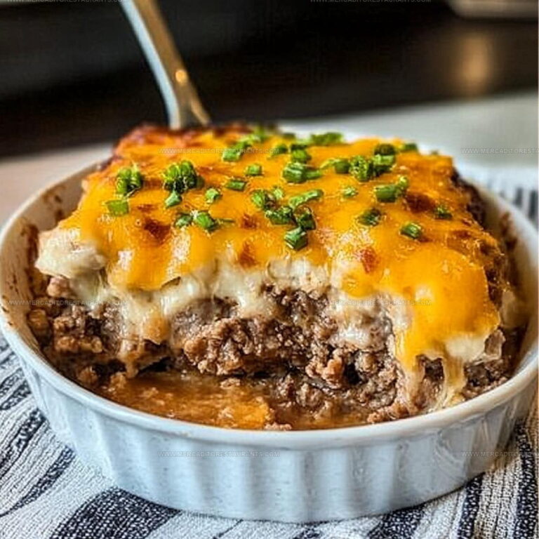 CheeseFilled Loaded Meatloaf Casserole Recipe