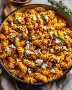 Baked Feta Butternut Squash Pasta Recipe