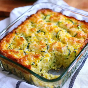 Garden Savory Zucchini Cornbread Casserole Recipe