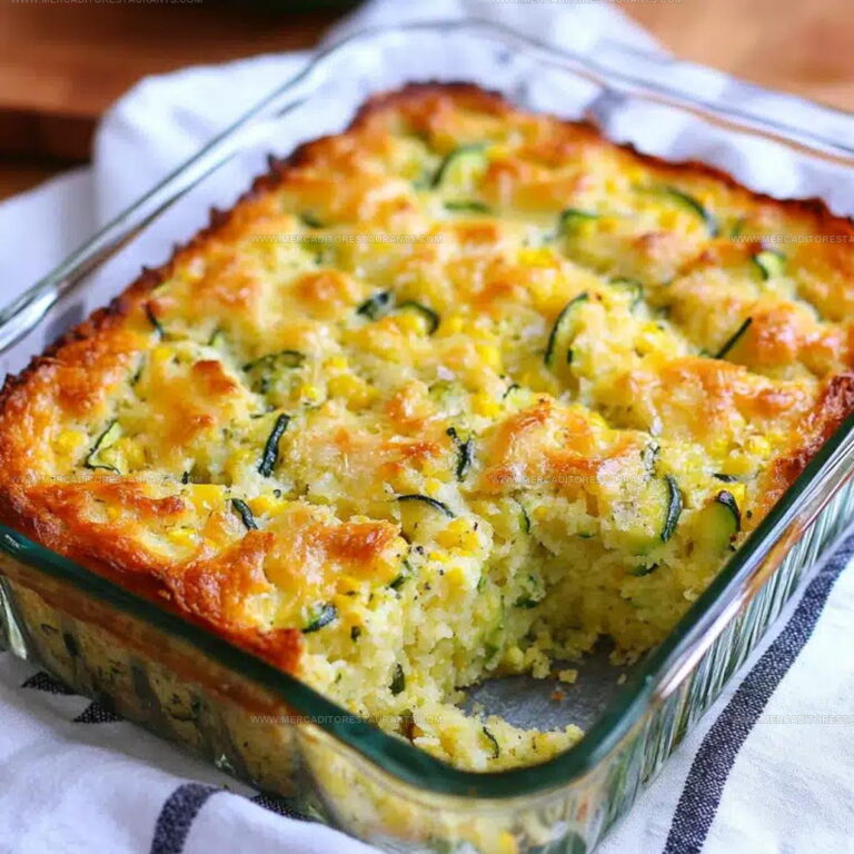 Garden Savory Zucchini Cornbread Casserole Recipe