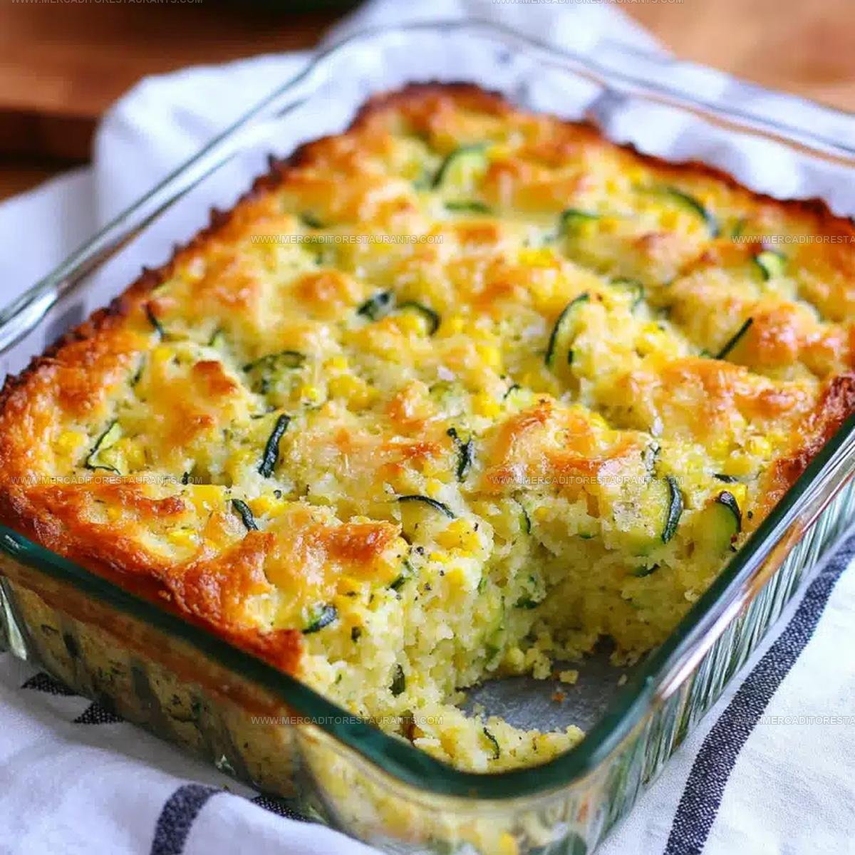 Garden Savory Zucchini Cornbread Casserole Recipe