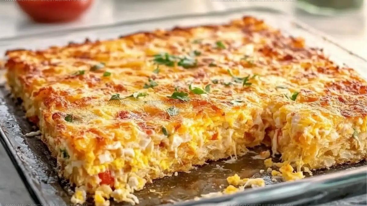 Crowd-Pleasing Hash Brown Egg Breakfast Casserole Recipe