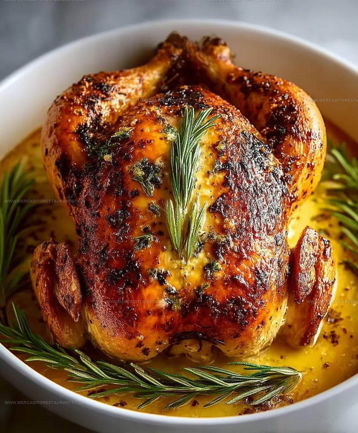 Garlic Butter Roast Chicken Recipe