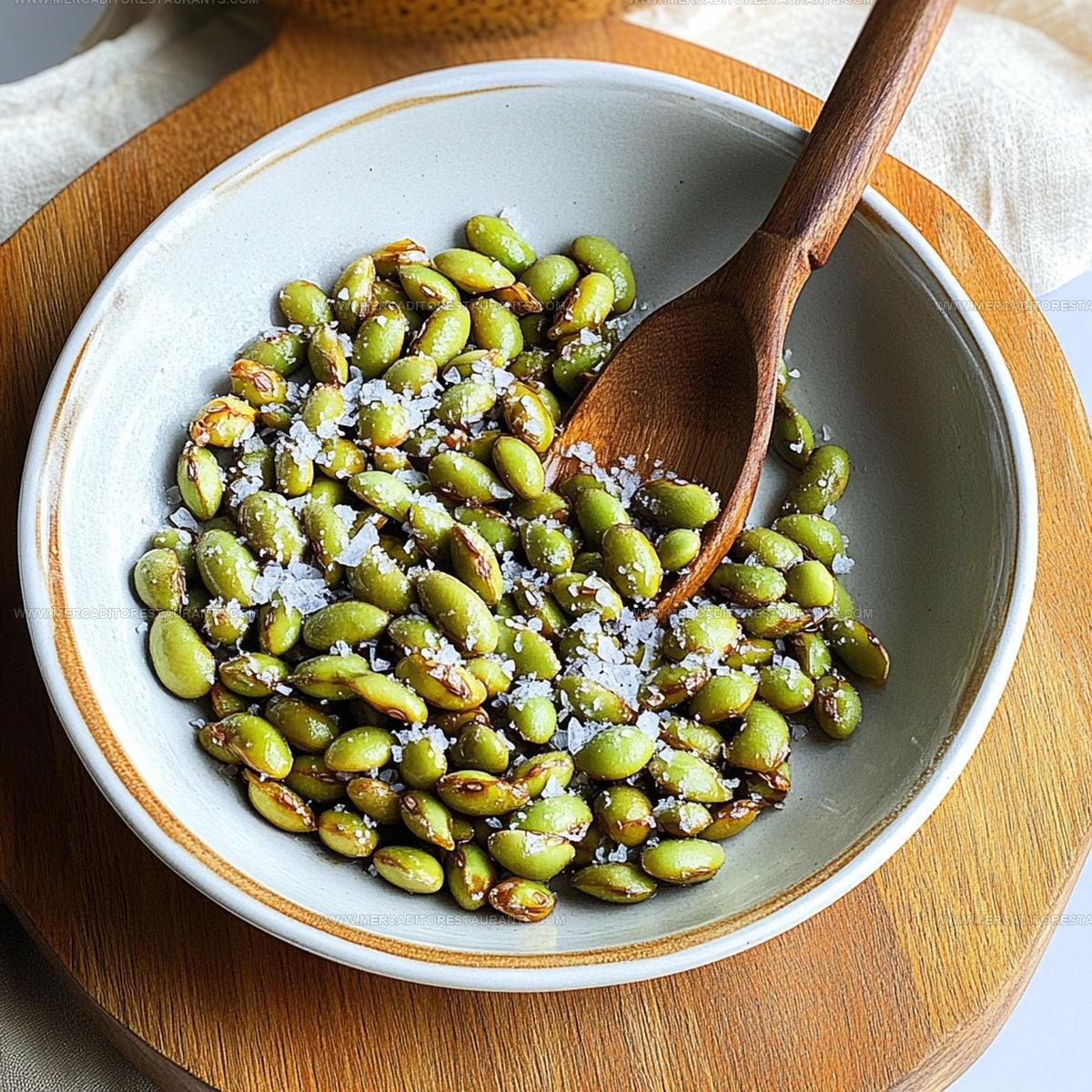 Simple Salted Oven-Roasted Edamame Recipe