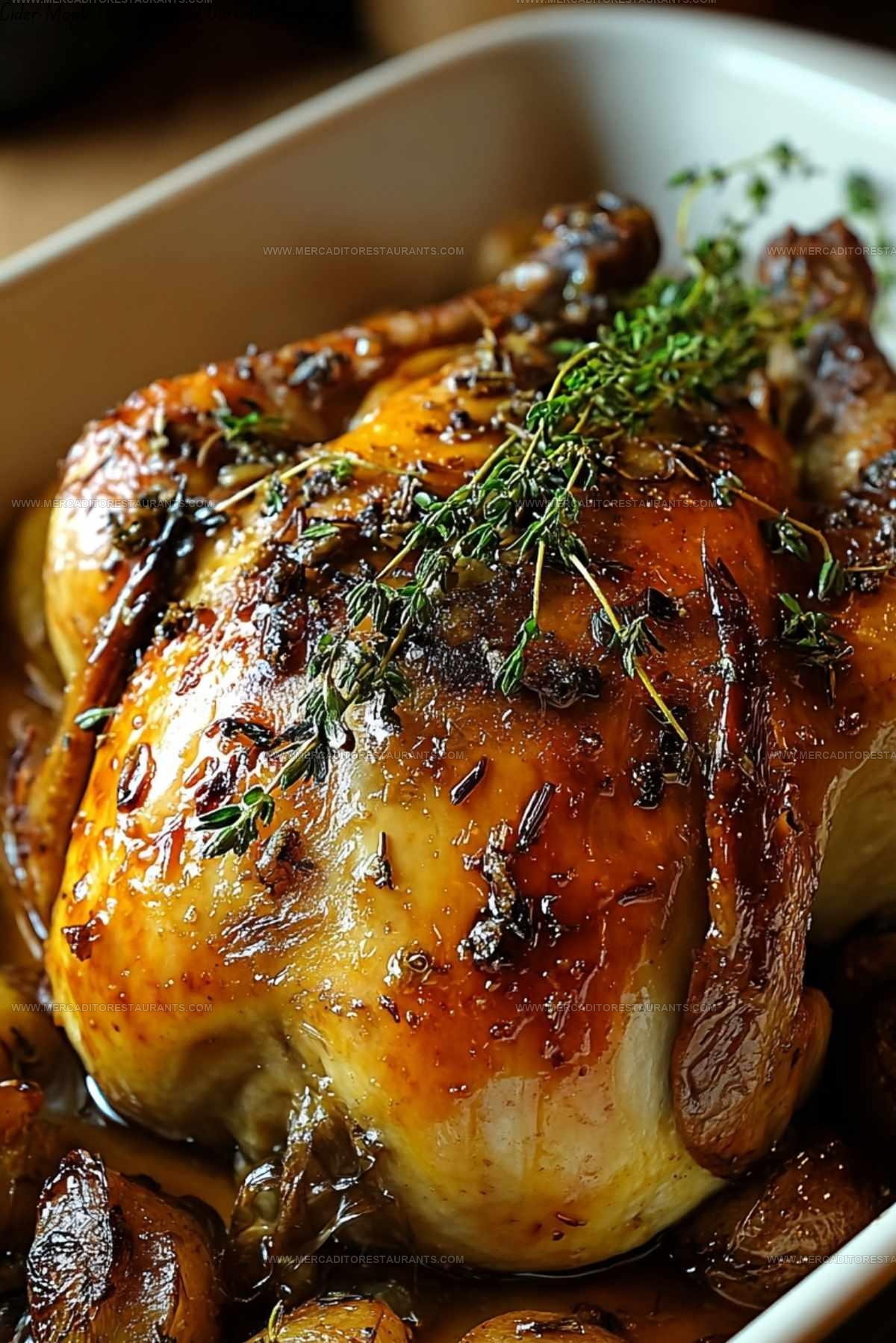 Cider Maple Roasted Cornish Hen Recipe