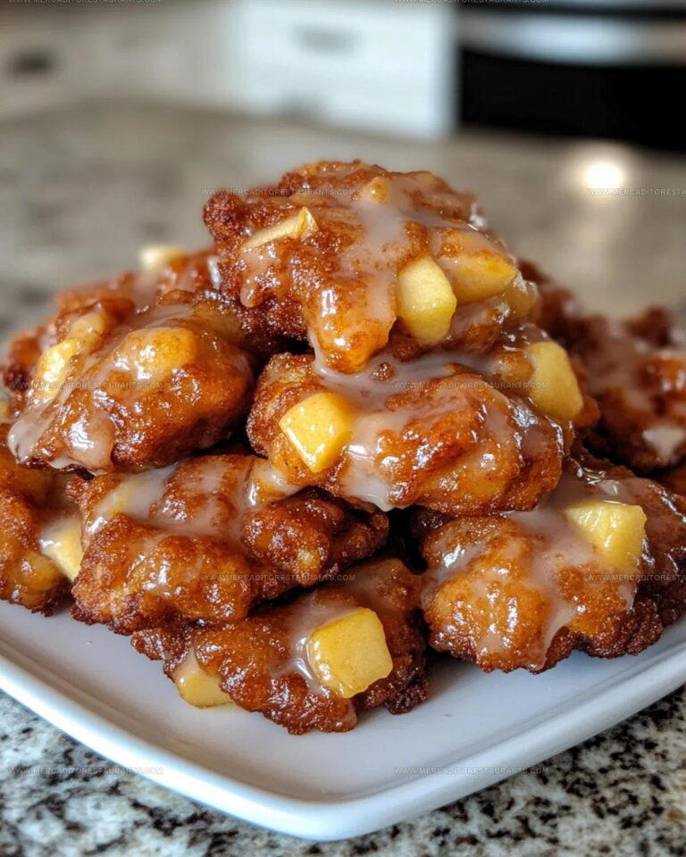 Autumn-Spiced Apple Fritters Dessert Recipe
