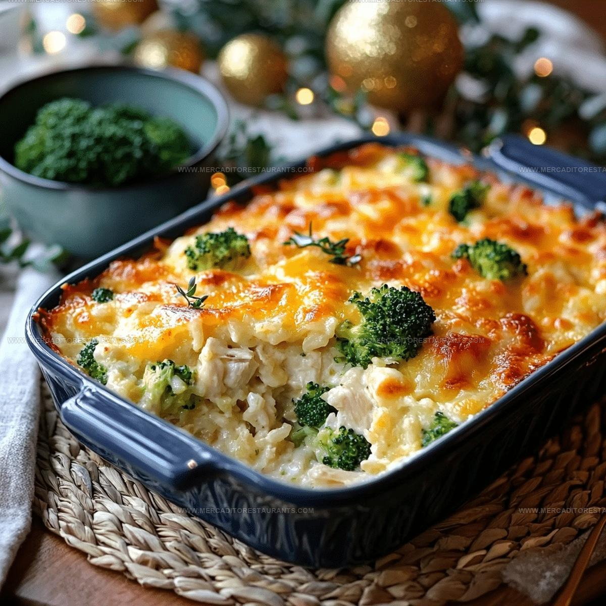 Cheesy Broccoli Rice Chicken Casserole Recipe